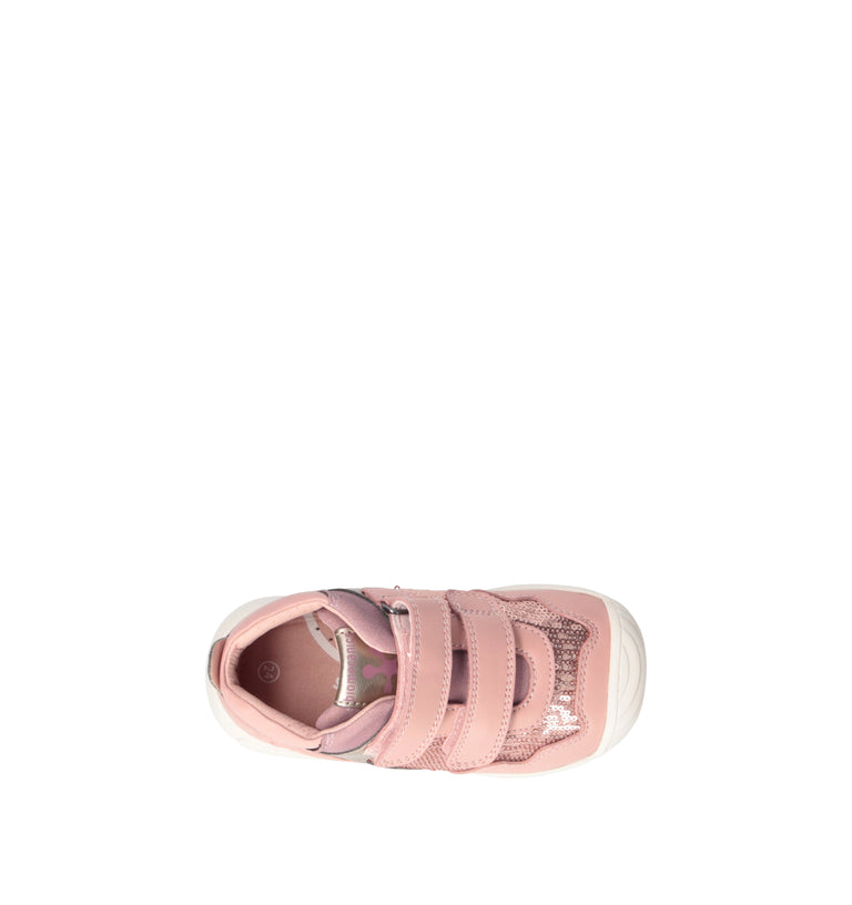BIOMECANICS Sneaker bimba rosa in pelle