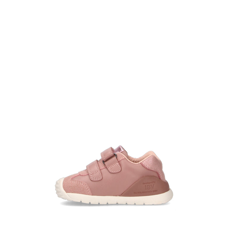 BIOMECANICS Sneaker bimba rosa in pelle