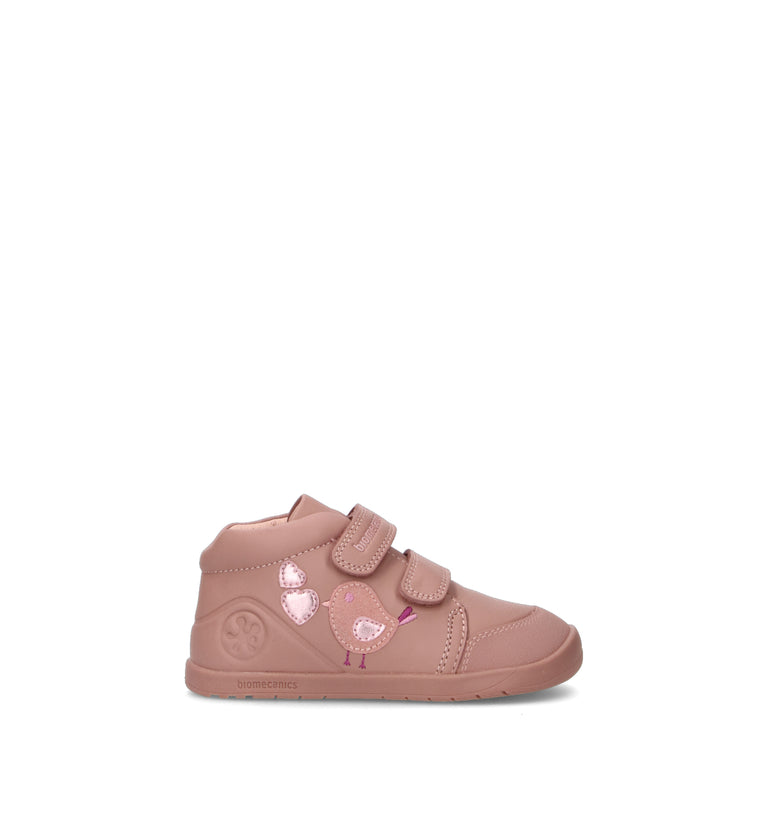 BIOMECANICS Sneaker bimba rosa in pelle