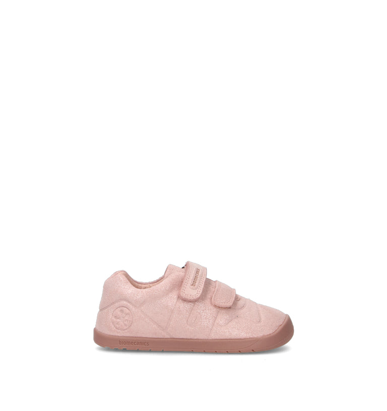 BIOMECANICS Sneaker bimba rosa in suede