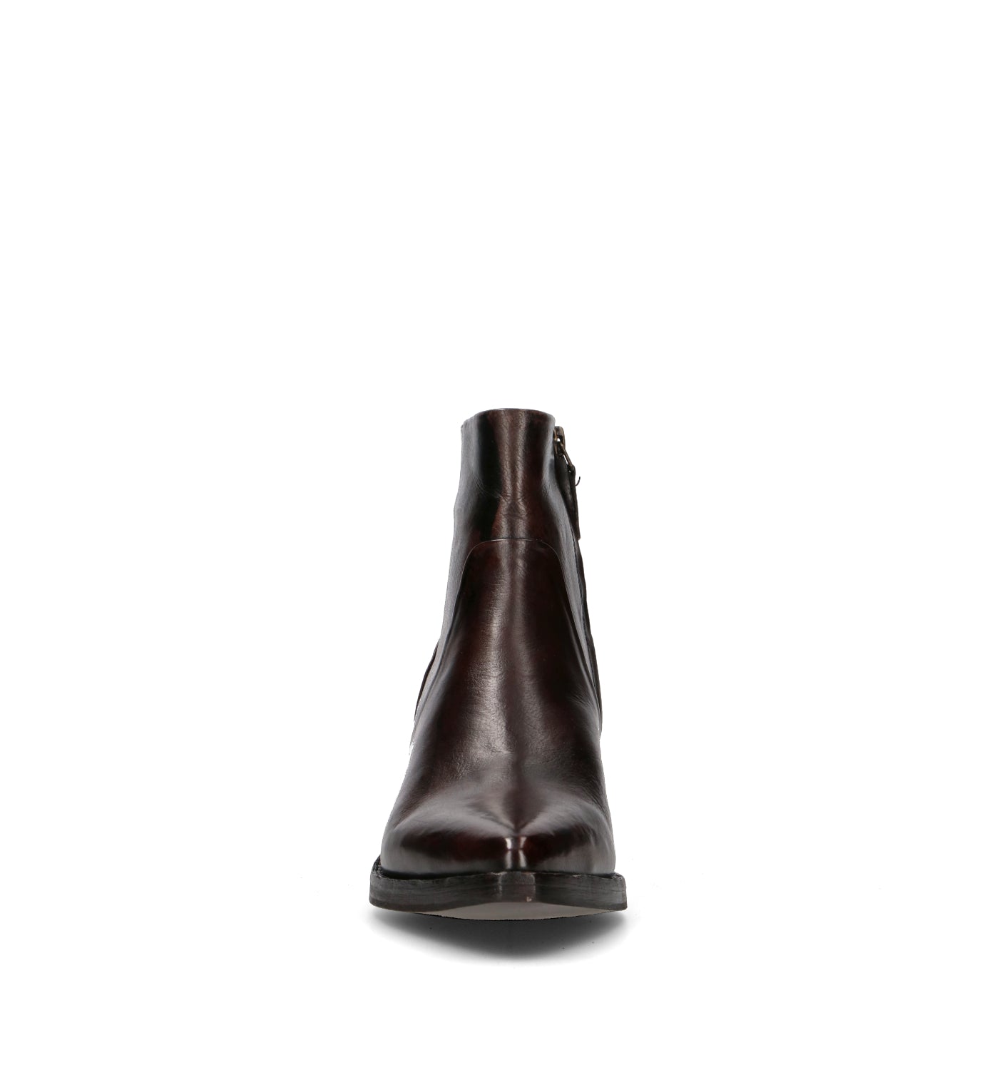 ZOLFO Tronchetto donna marrone in pelle