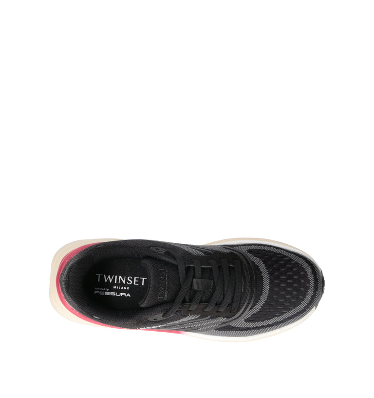 TWIN SET-SIMONA BARBIERI Sneaker donna nera