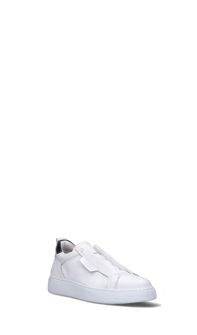 PAWELK'S Sneaker uomo bianca in pelle