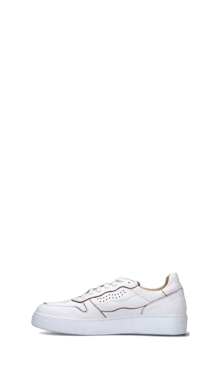 PAWELK'S Sneaker uomo bianca in pelle