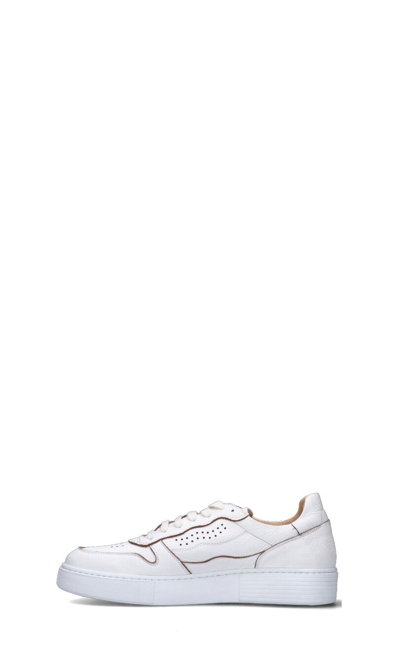 PAWELK'S Sneaker uomo bianca in pelle