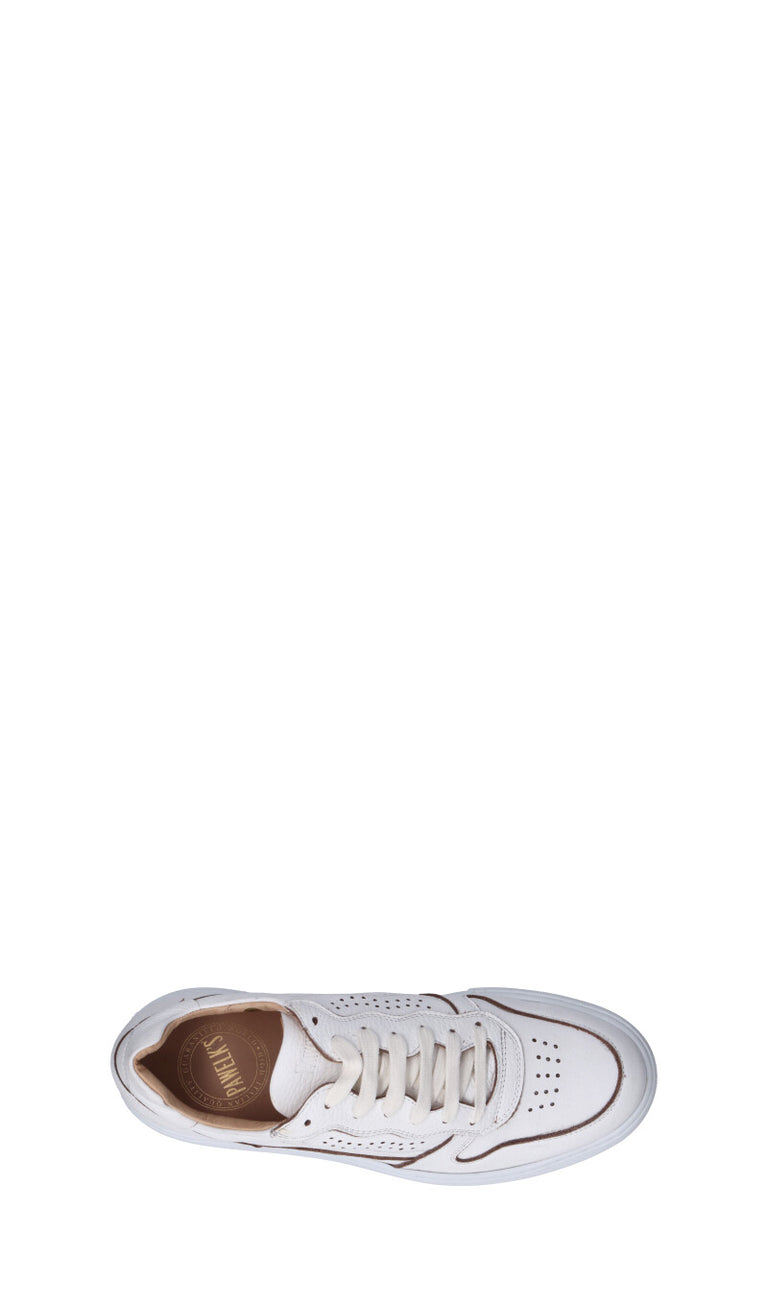 PAWELK'S Sneaker uomo bianca in pelle