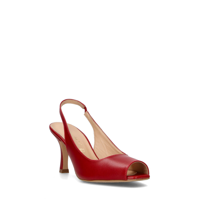 REBECCA VAN DIK Sandalo donna rosso