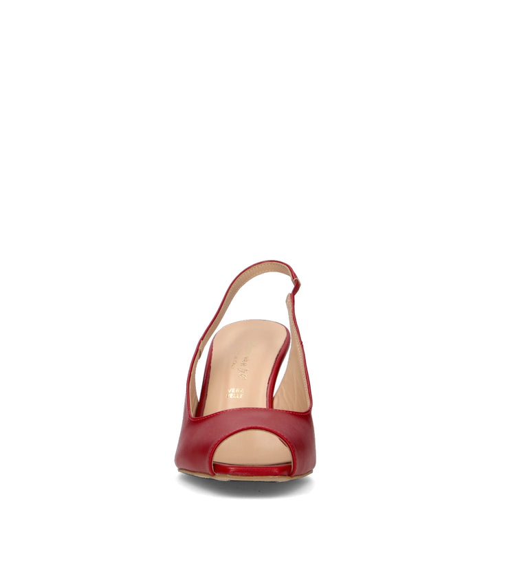 REBECCA VAN DIK Sandalo donna rosso