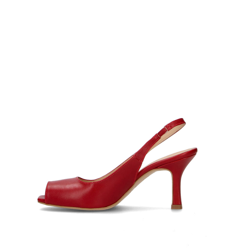 REBECCA VAN DIK Sandalo donna rosso
