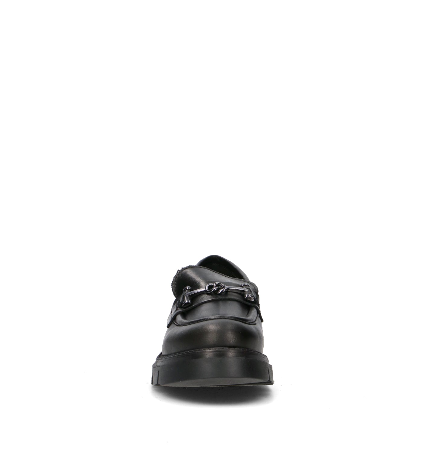 ROSA E ROSA Mocassino donna nero in pelle