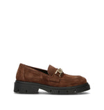 ROSA E ROSA Mocassino donna marrone in suede
