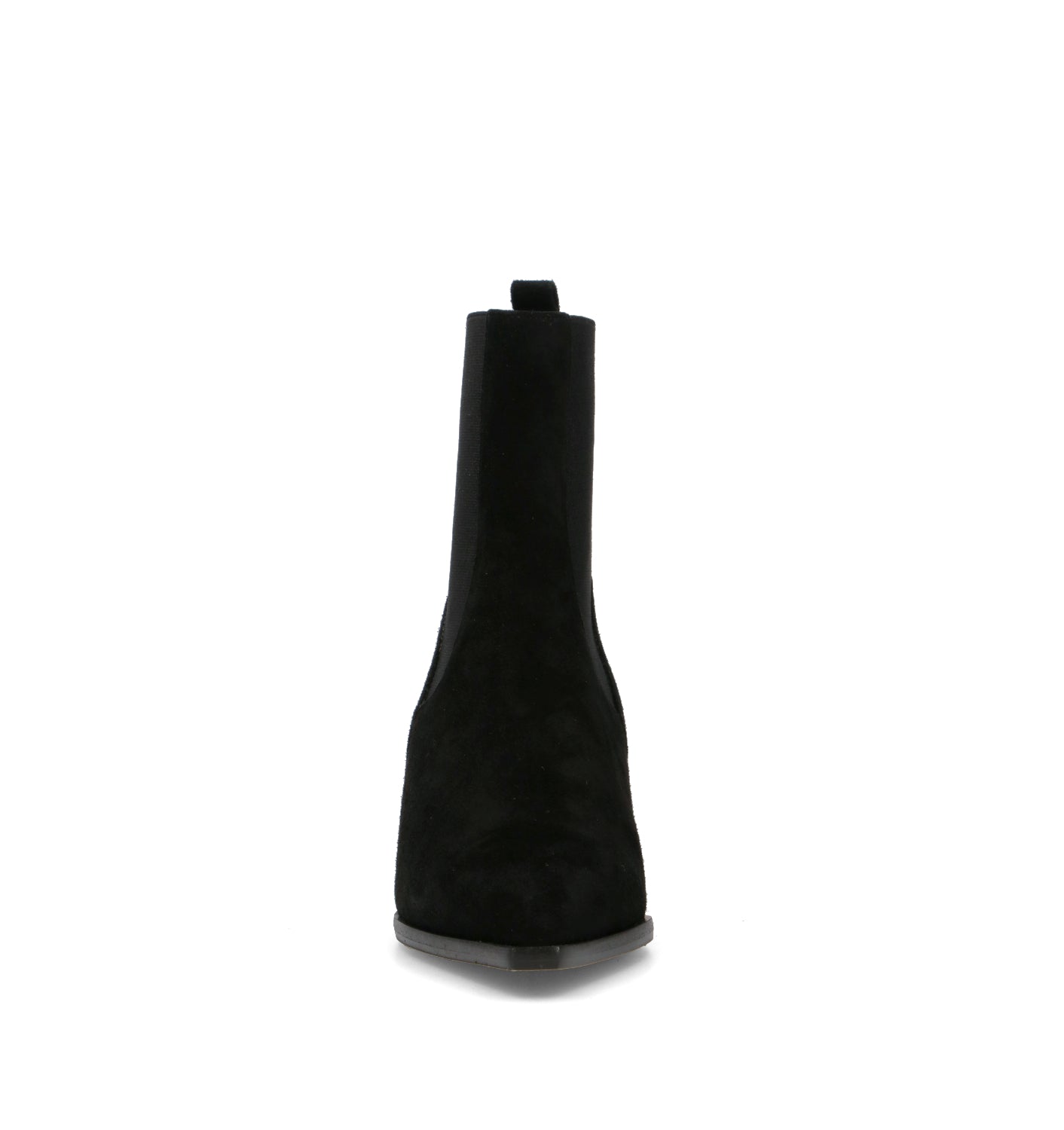 ANGEL ALARCON Tronchetto donna nero in suede