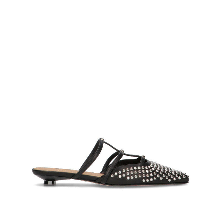 CHANTAL 1962 Sabot donna nero in pelle
