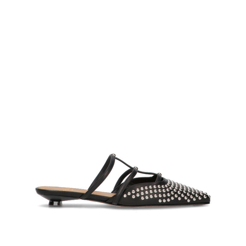CHANTAL 1962 Sabot donna nero in pelle