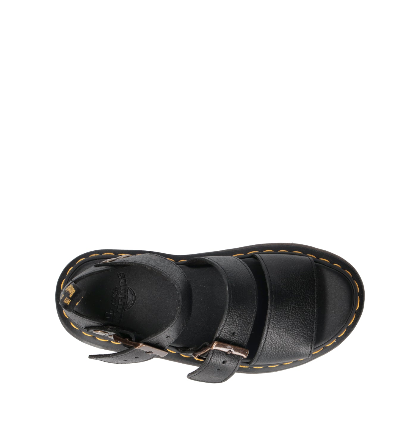 DR. MARTENS GRYPHON QUAD Sandalo donna nero in pelle