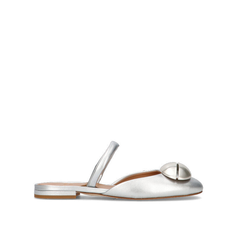 CHANTAL 1962 Slingback donna argento in pelle
