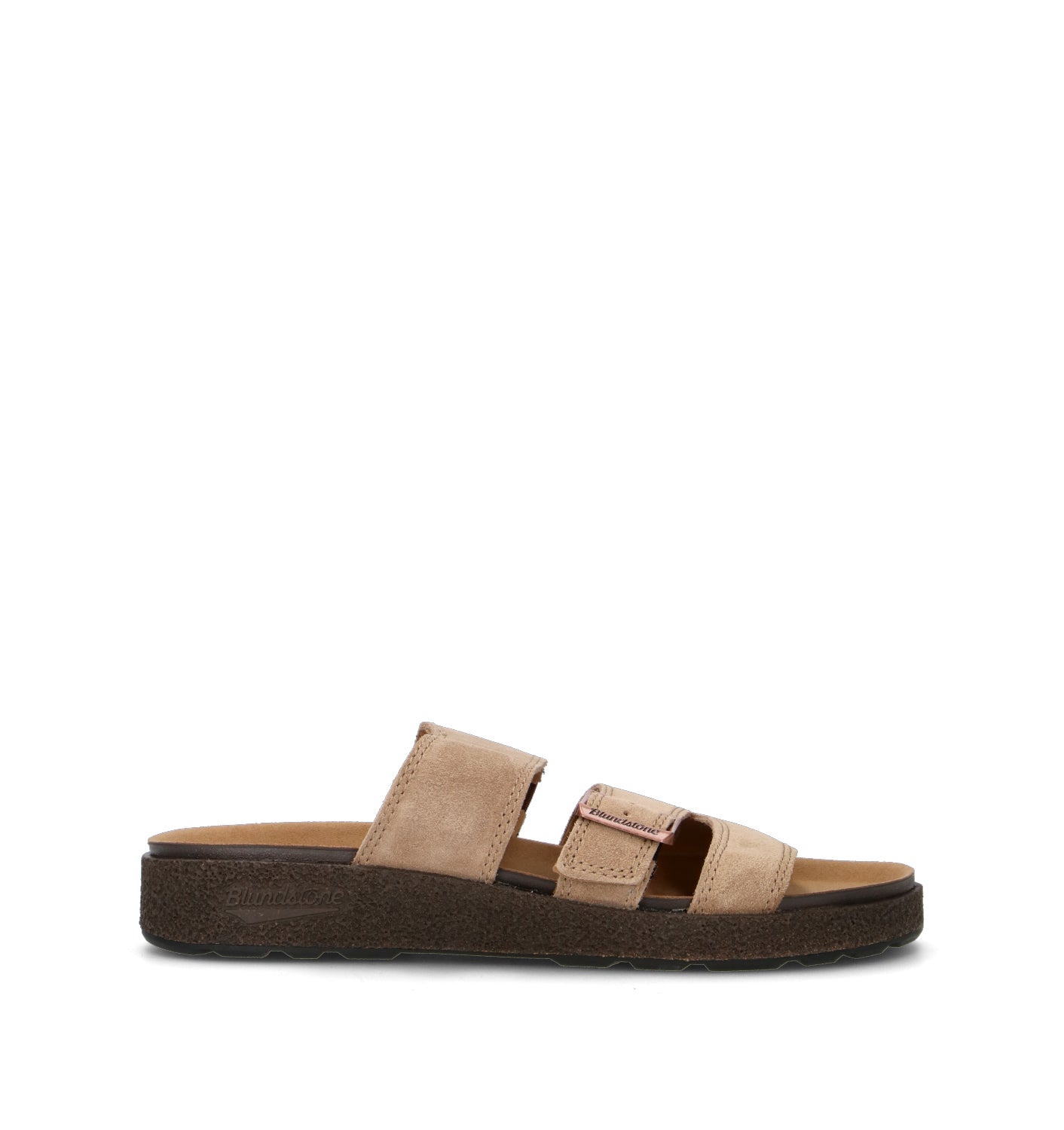 BLUNDSTONE Ciabatta uomo sabbia in suede