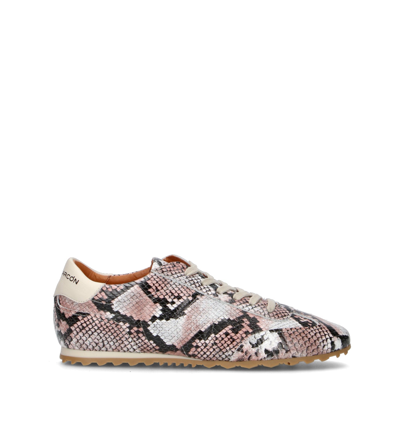 ANGEL ALARCON Sneaker donna grigia in pelle