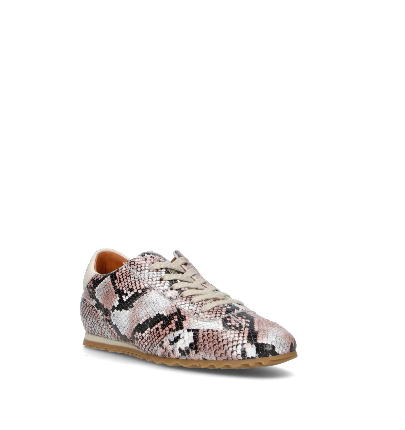 ANGEL ALARCON Sneaker donna grigia in pelle