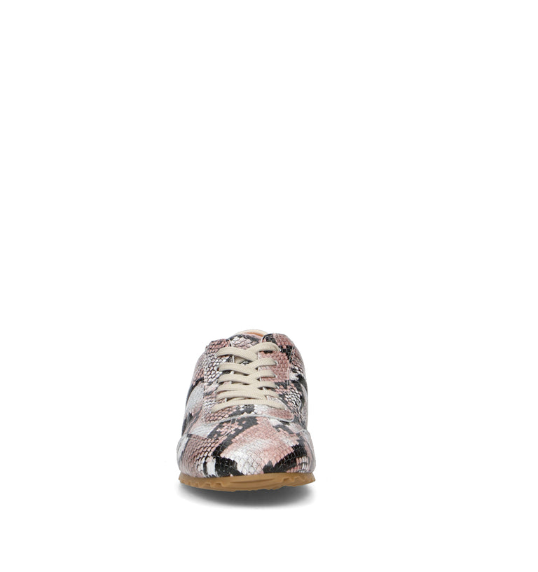 ANGEL ALARCON Sneaker donna grigia in pelle