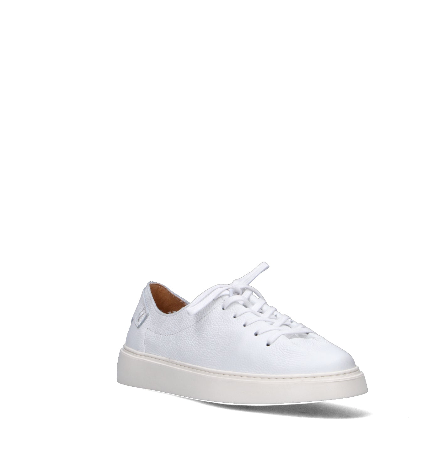 PAWELK'S Sneaker uomo bianca in pelle