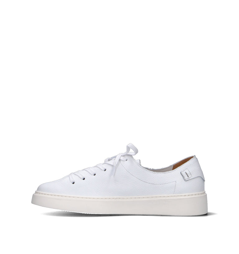PAWELK'S Sneaker uomo bianca in pelle
