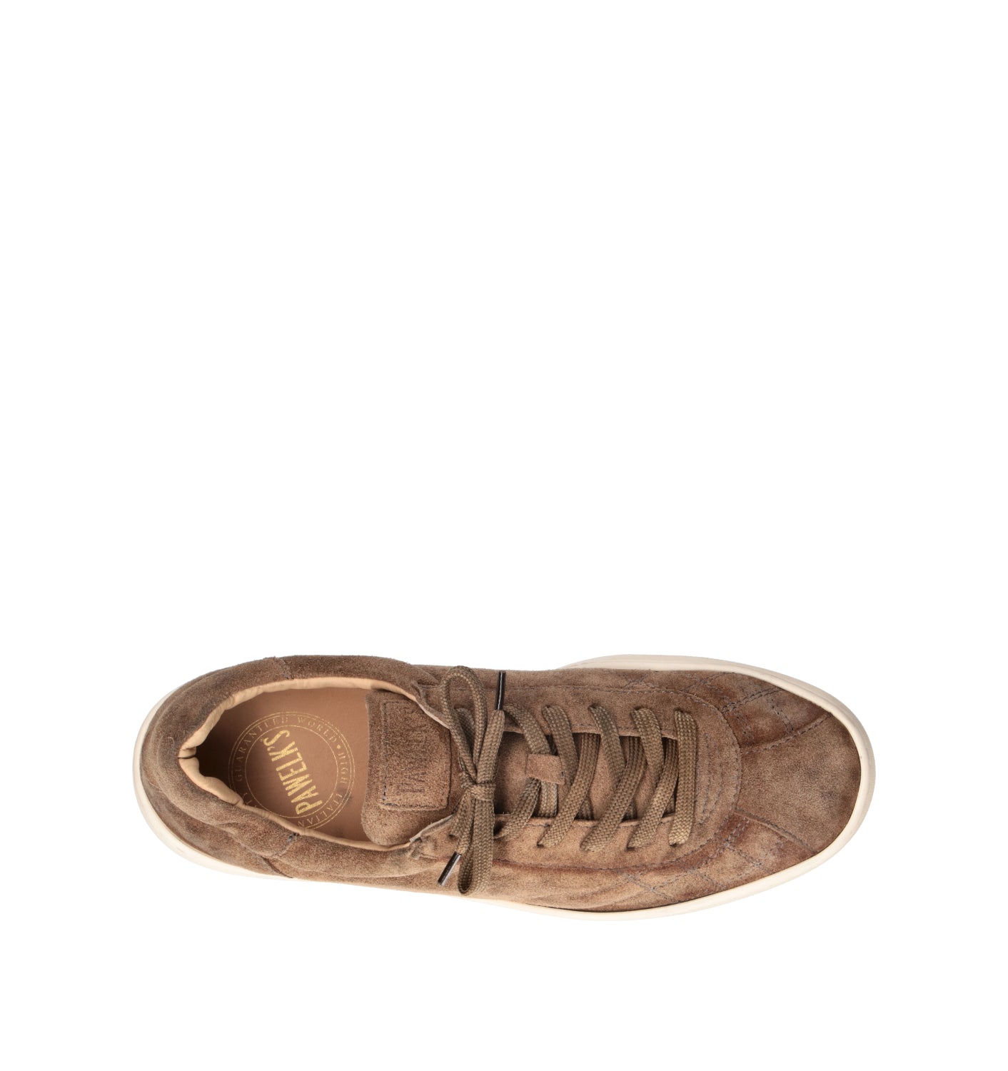 PAWELK'S Sneaker uomo marrone in suede