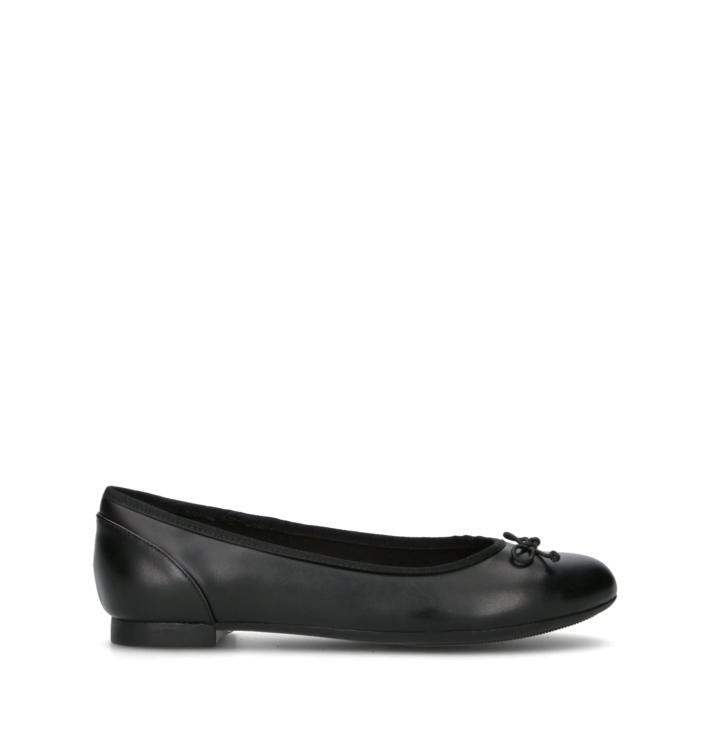 CLARKS ESSENTIALS COUTURE BLOOM Ballerina donna nera in pelle