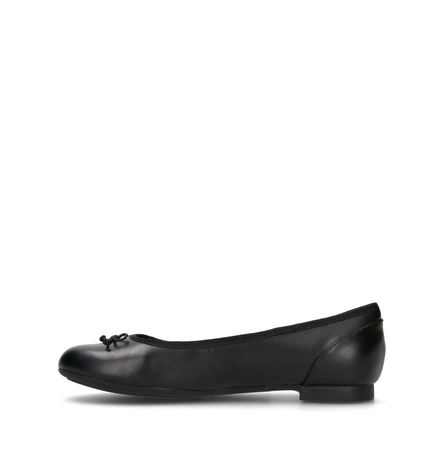 CLARKS ESSENTIALS COUTURE BLOOM Ballerina donna nera in pelle