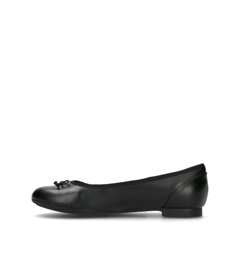 CLARKS ESSENTIALS COUTURE BLOOM Ballerina donna nera in pelle