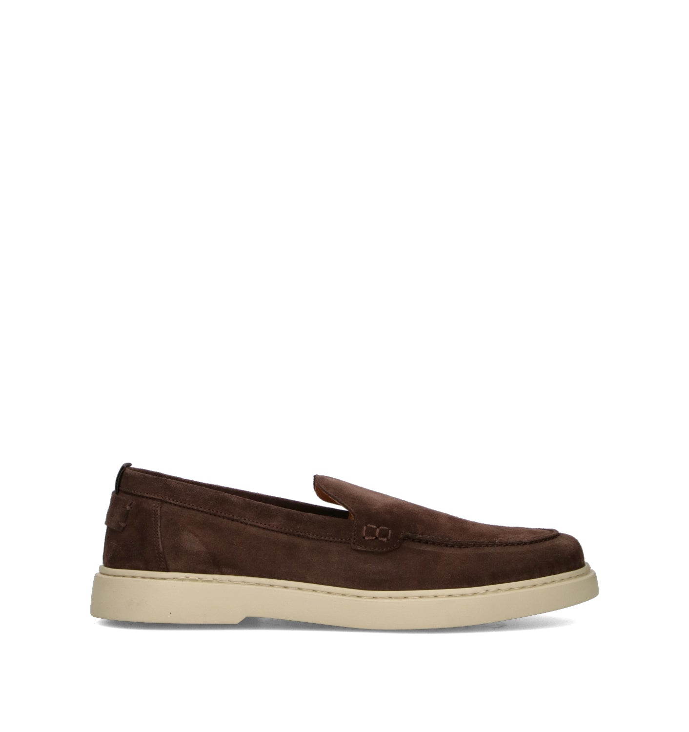 PAWELK'S Mocassino uomo testa di moro in suede