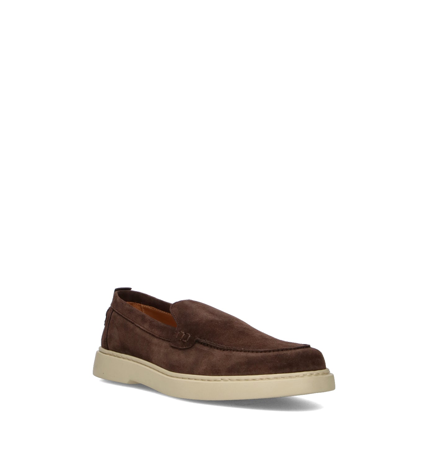 PAWELK'S Mocassino uomo testa di moro in suede
