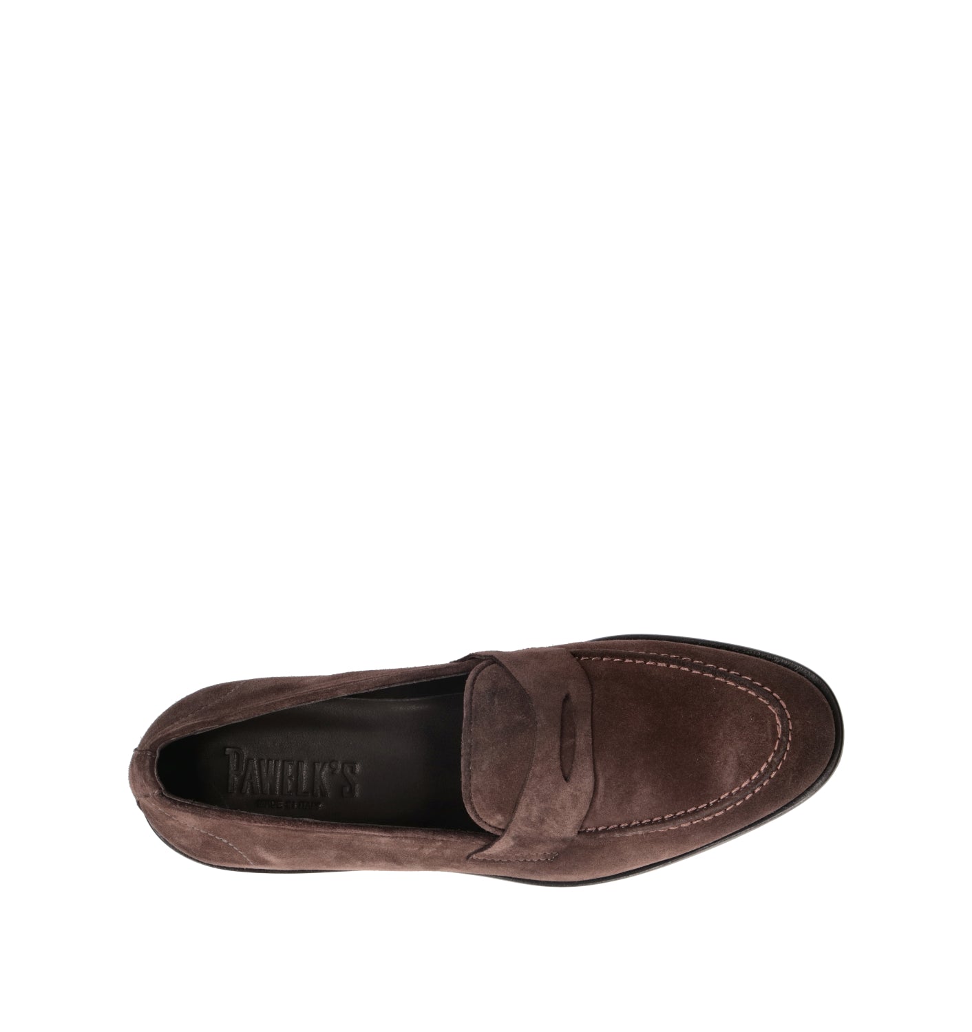 PAWELK'S Mocassino uomo testa di moro in suede
