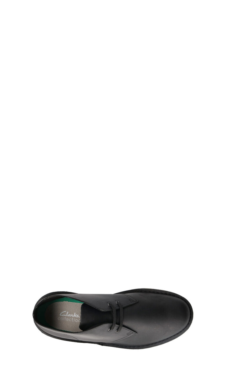 CLARKS ESSENTIALS Polacco uomo nero in pelle