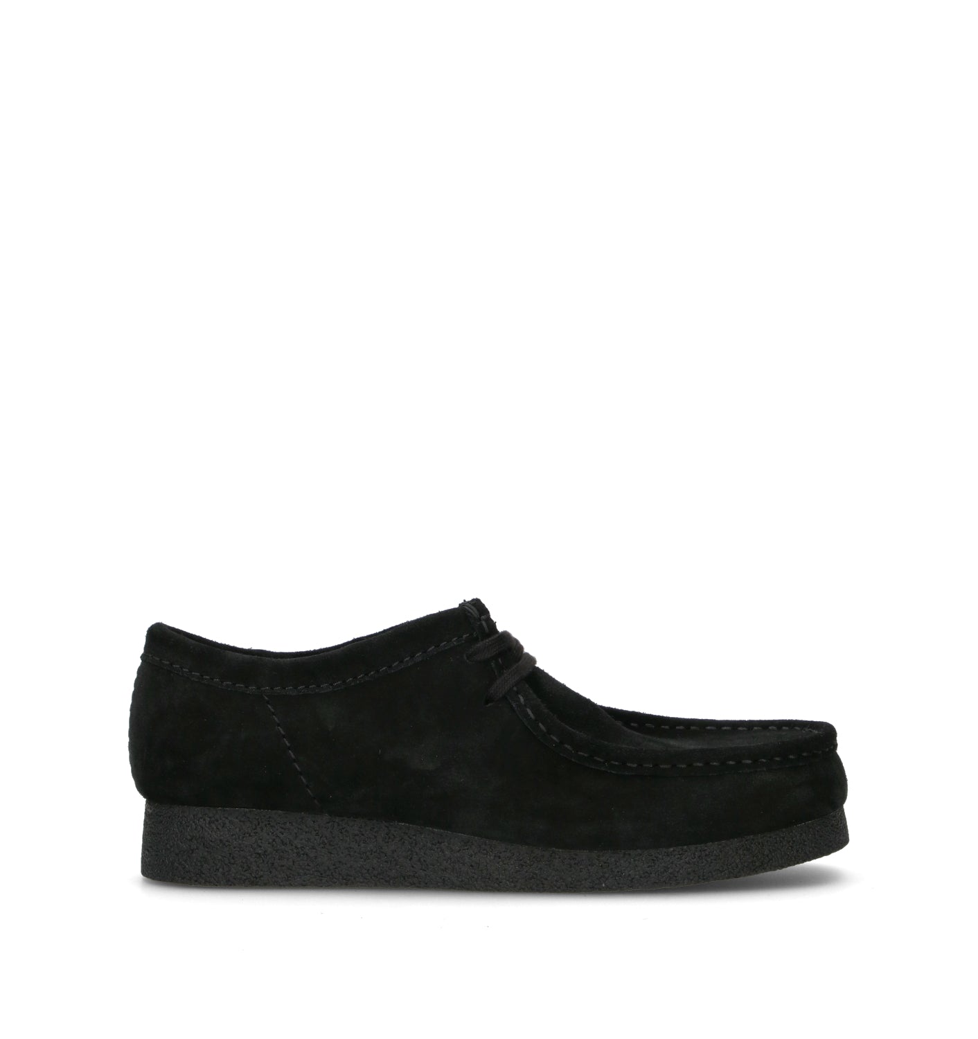 CLARKS EVO WALLABEE EVO Mocassino uomo nero in suede