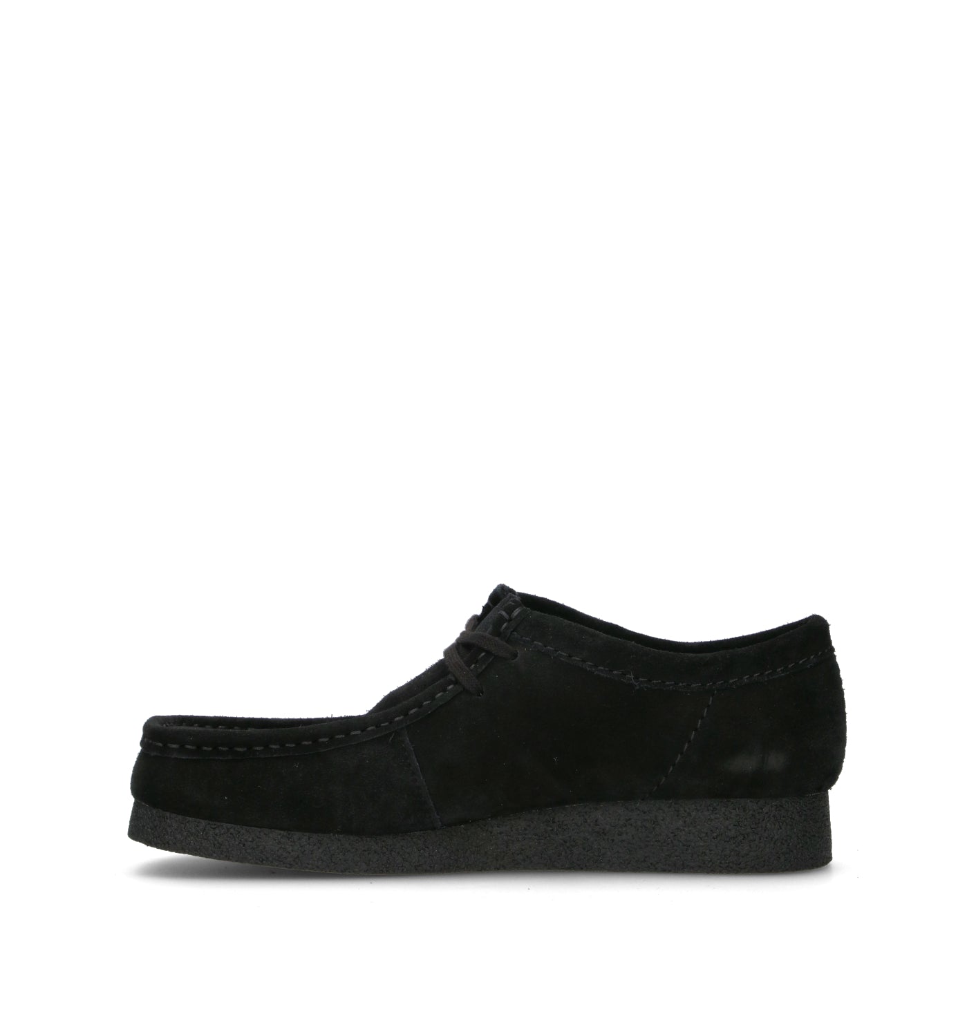 CLARKS EVO WALLABEE EVO Mocassino uomo nero in suede