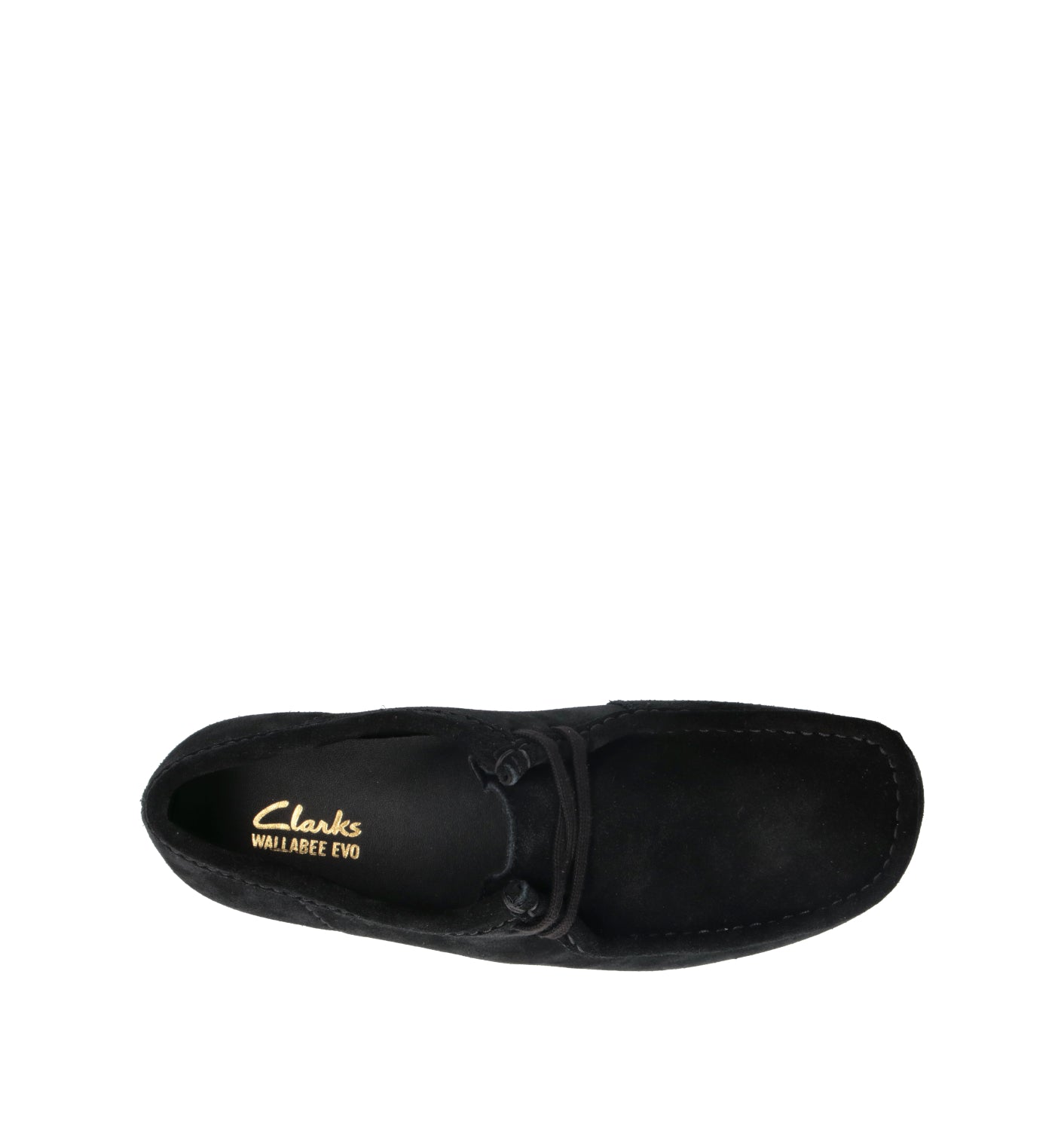 CLARKS EVO WALLABEE EVO Mocassino uomo nero in suede