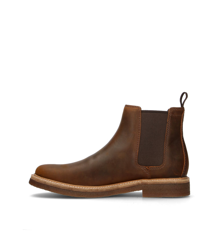 CLARKS CORE CLARKDALE EASY Beatles uomo marrone in pelle
