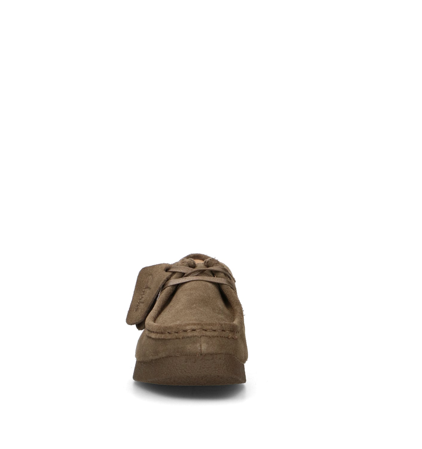 CLARKS EVO WALLABEE EVOSH Mocassino donna oliva in suede