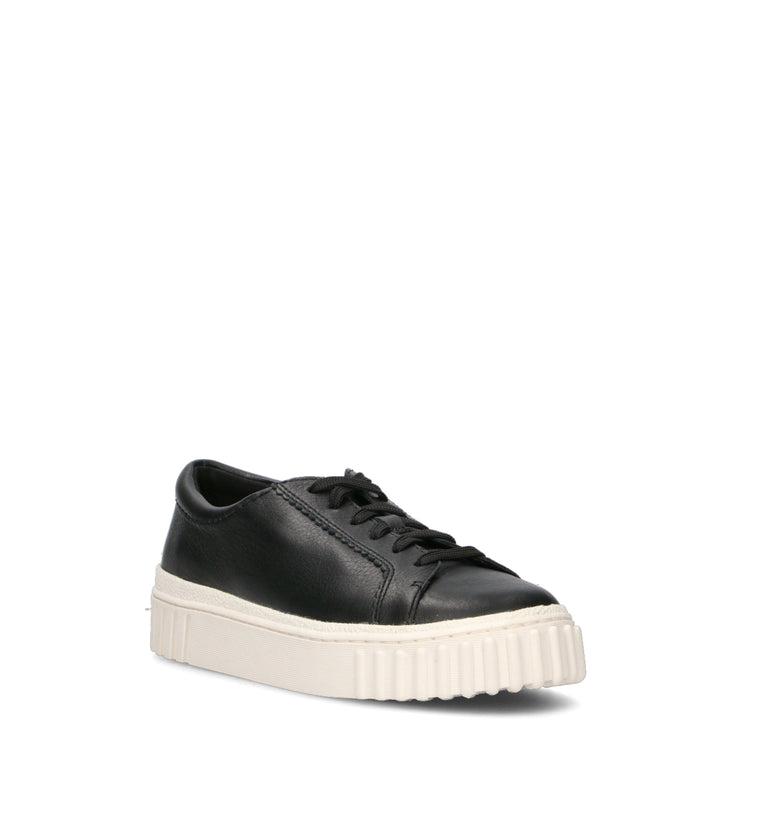 CLARKS CORE MAYHILL WALK Sneaker donna nera in pelle