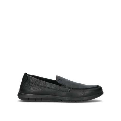CLARKS ESSENTIALS Mocassino uomo nero in pelle