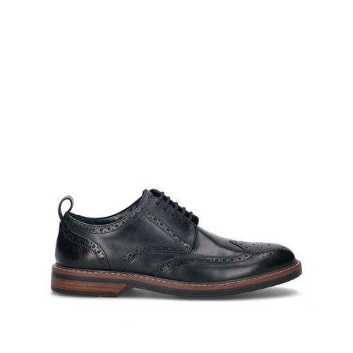 CLARKS CORE Stringata uomo navy in pelle