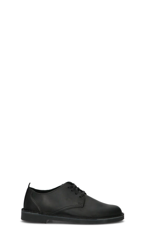 CLARKS ESSENTIALS Stringata uomo nera in pelle