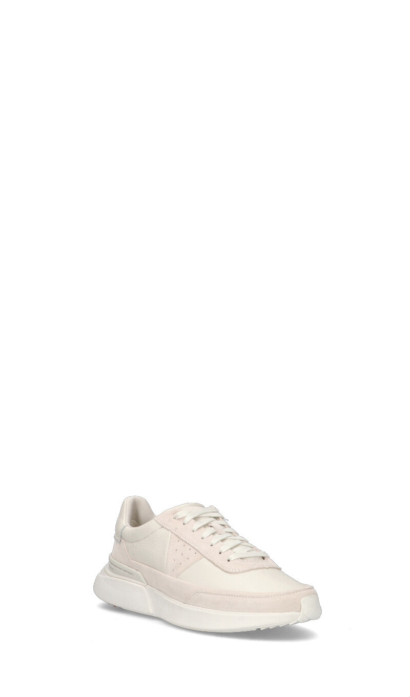 CLARKS CORE Sneaker uomo bianca in pelle