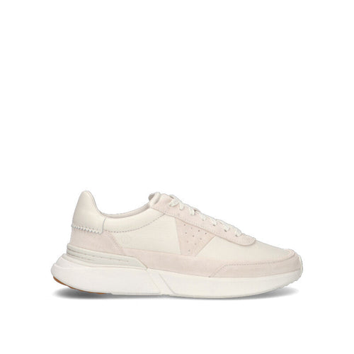 CLARKS CORE Sneaker uomo bianca in pelle