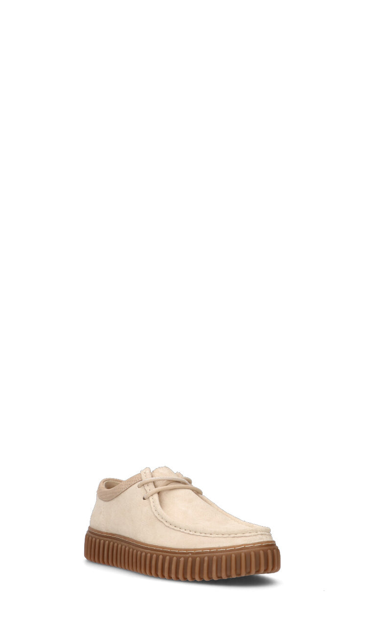 CLARKS CORE Mocassino uomo ecrù in suede
