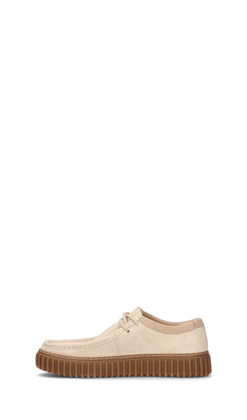 CLARKS CORE Mocassino uomo ecrù in suede