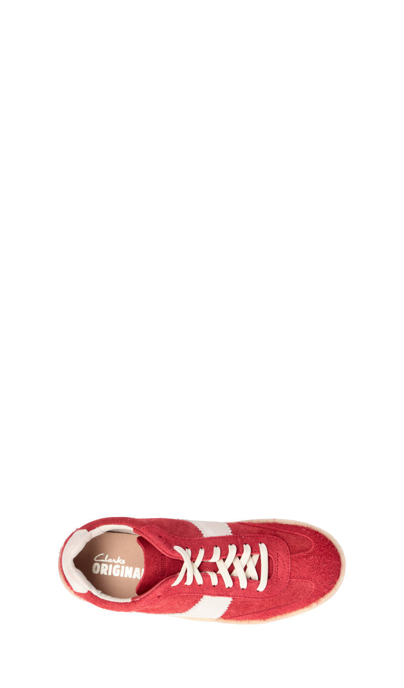 CLARKS ORIGINALS Sneaker uomo rossa in suede
