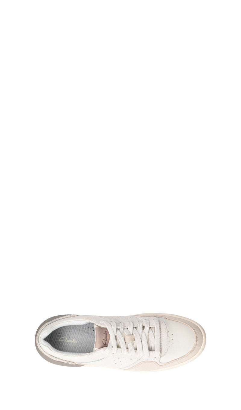CLARKS CORE Sneaker uomo bianca/panna in pelle
