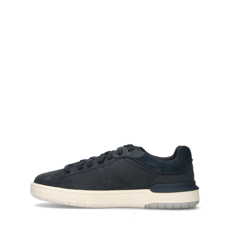 CLARKS CORE COURTLITE2 RUN Sneaker uomo blu in nabuk